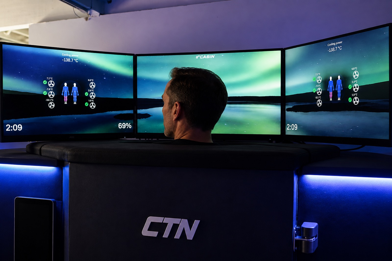 Whole body cryotherapie in de e°CABIN bij Pragma Health
